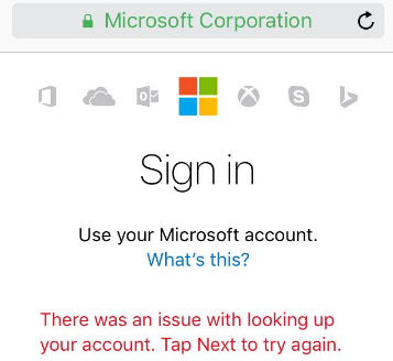 microsoft online sign in