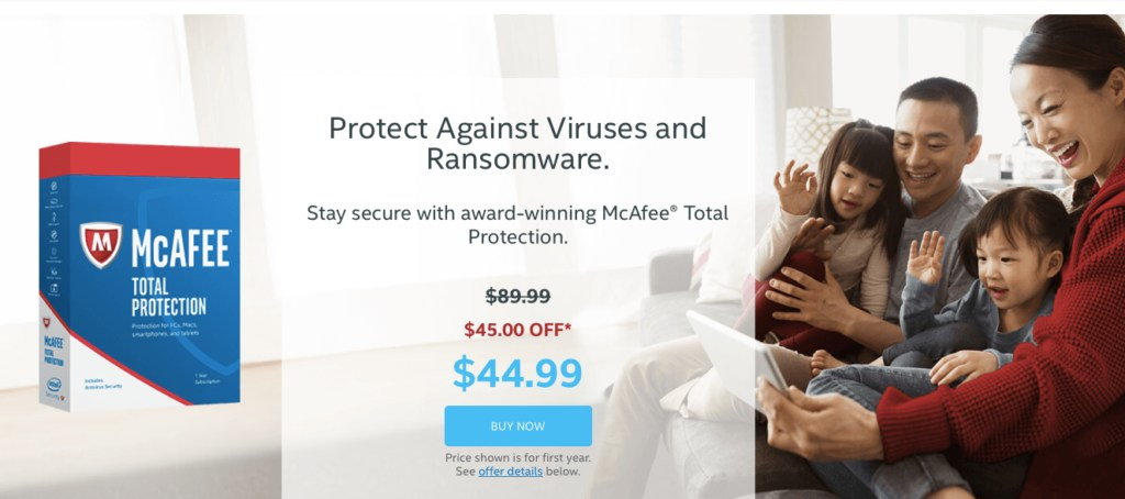 reviews mcafee total protection 2017